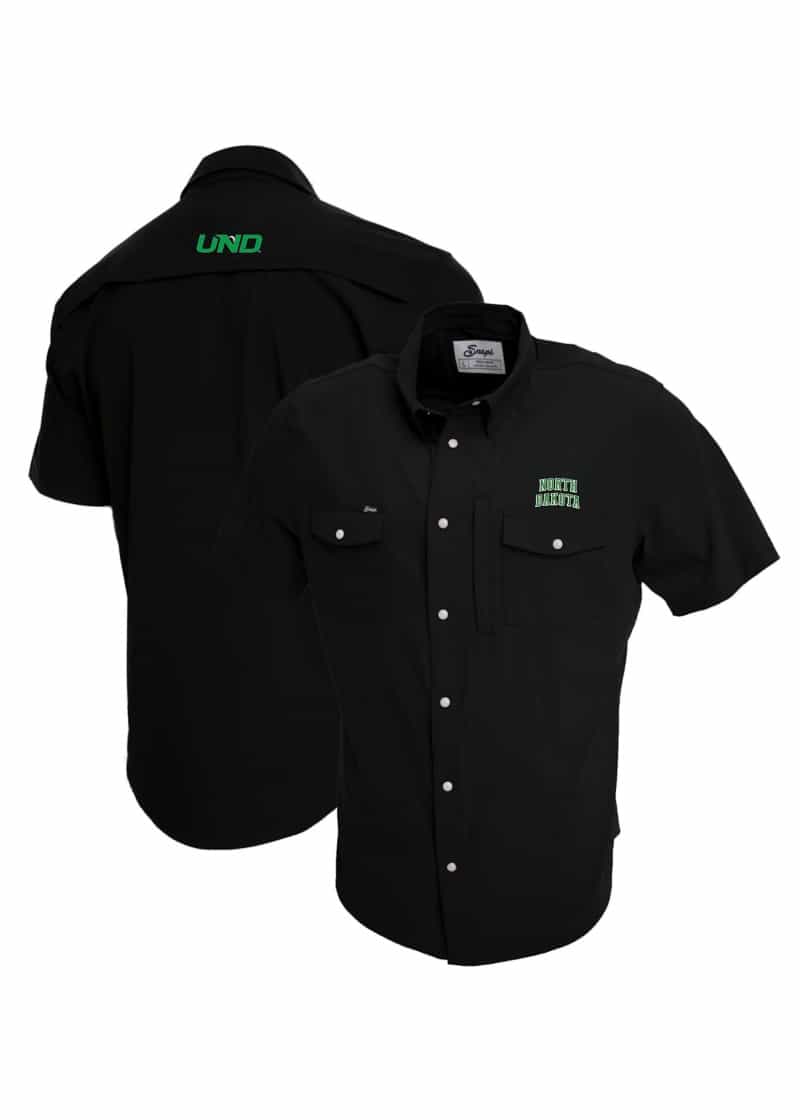 North Dakota Pearl Snap Short Sleeve Shirt