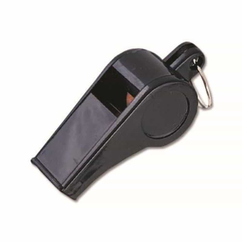 Plastic Black Whistle Sold Per Dozen