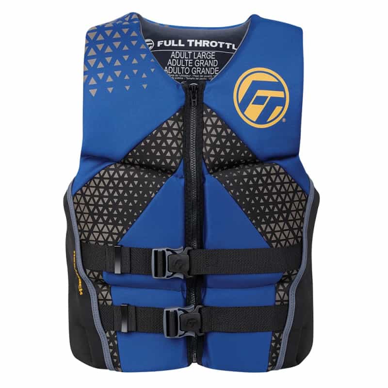 Men's Rapid-Dry Flex-Back Life Jacket - XL - Blue/Black