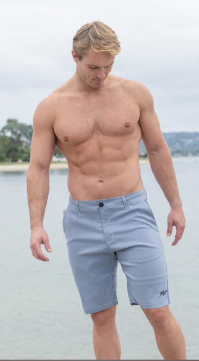 Casual Men's Board Shorts - Grey