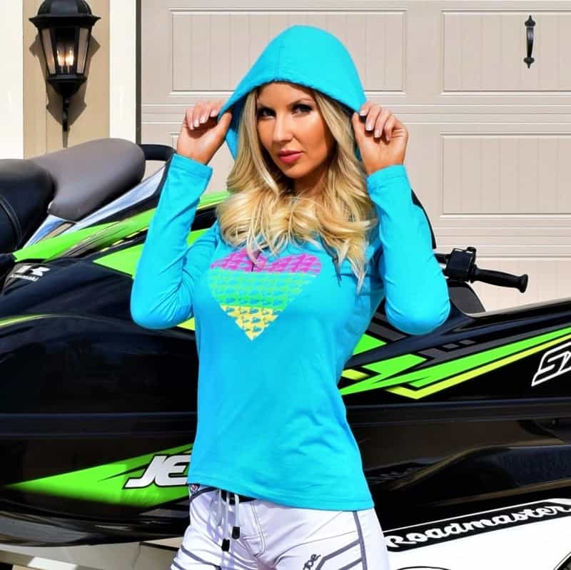 I Heart Pwc Hooded Longsleeve Tee