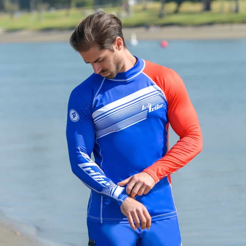 Pivot Rashguard - Blue / Red