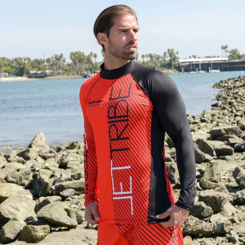 Circuit Rashguard - Red