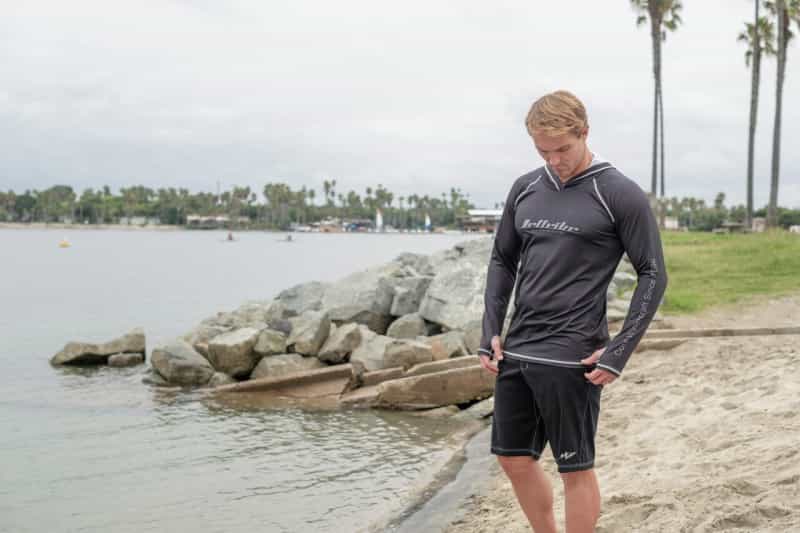 Hooded Loose Rashguard - Black