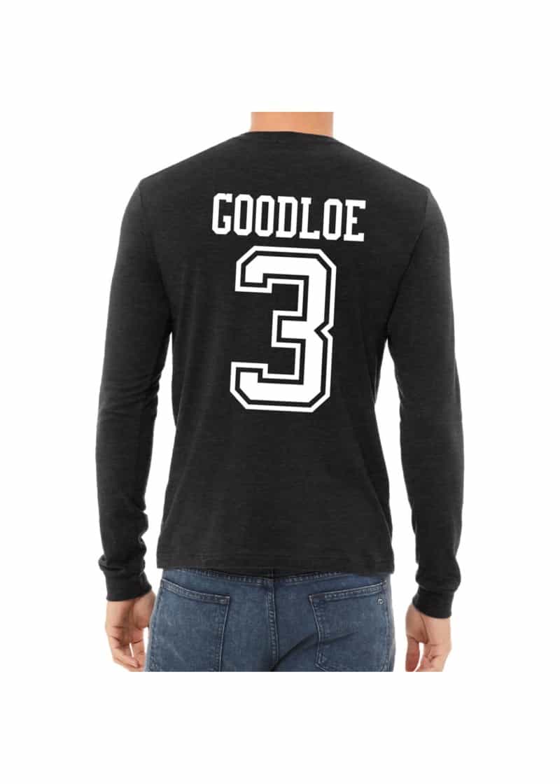 #3 Caleb Goodloe North Dakota Football Adult Long Sleeve