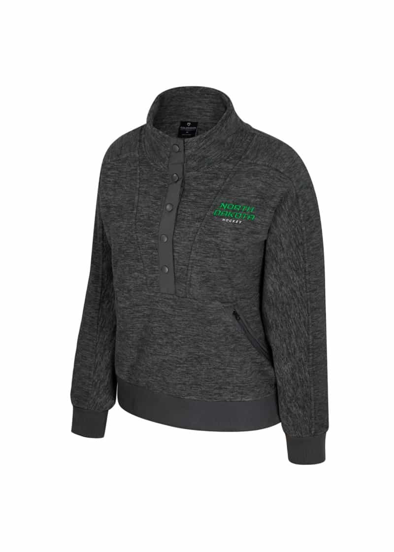 Ladies North Dakota Hockey 1/2 Snap Jacket