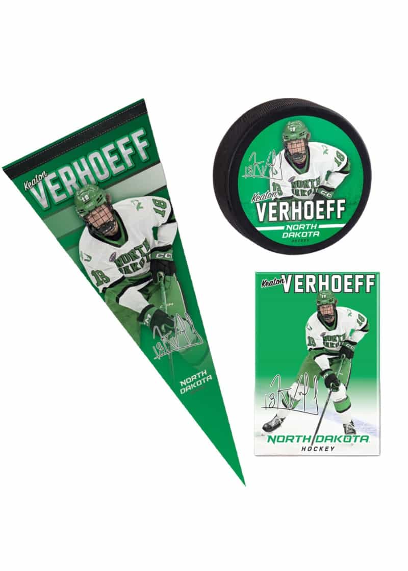 #18 Keaton Verhoeff Player 3 Pack - Puck-Magnet-Pennant