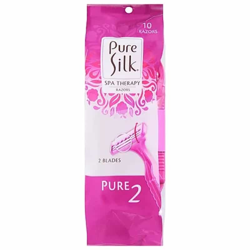 Pure Silk Pure2 Disposable Razor For Women, 10 Count
