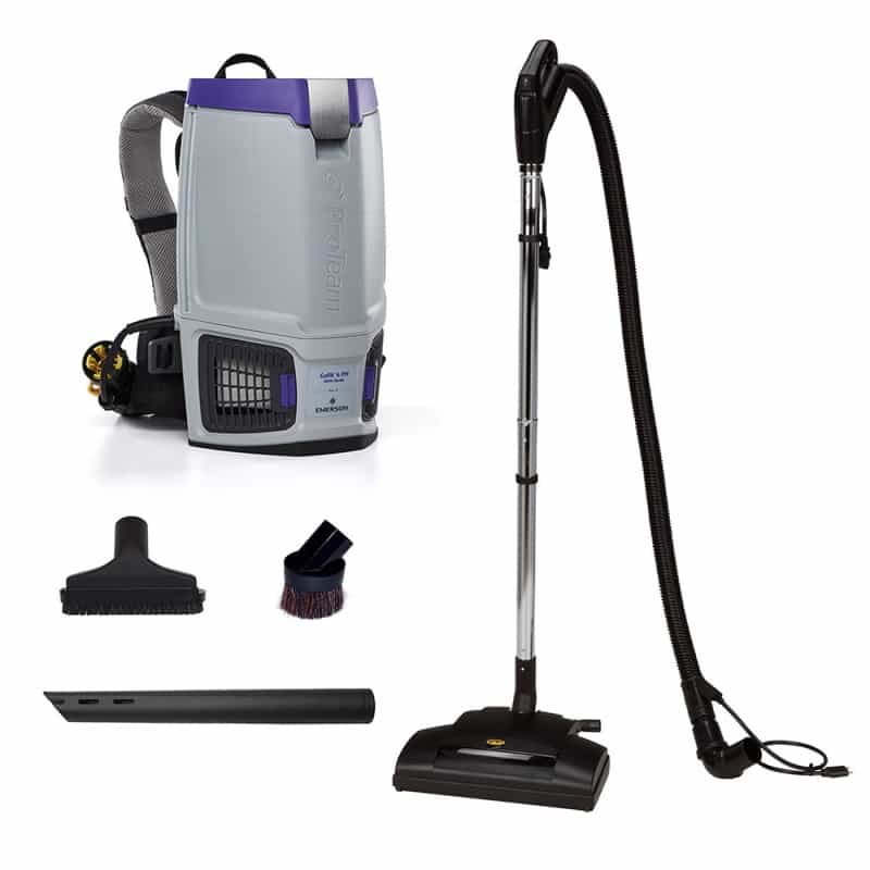 GoFit 6 PH Backpack Vacuum with Power Nozzle Kit