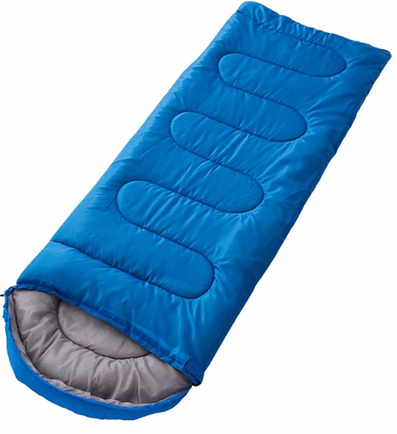 Mummy Sleeping Bag 7' Thick Comfortable Camping Backpacking Sleep Sack, Blue