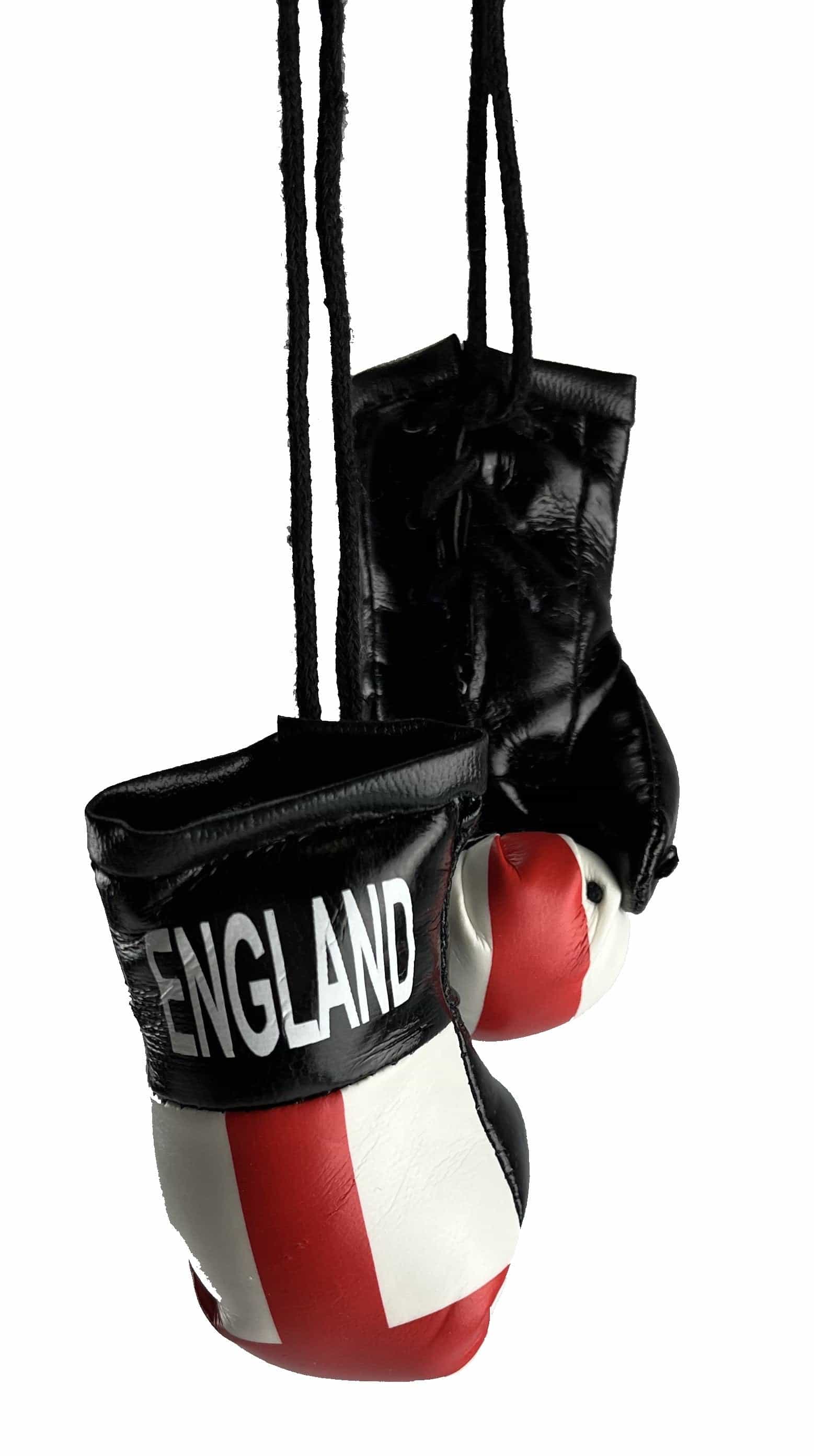 Mini Boxing Gloves England Country Flag National Pride Mma Car Mirror déCor