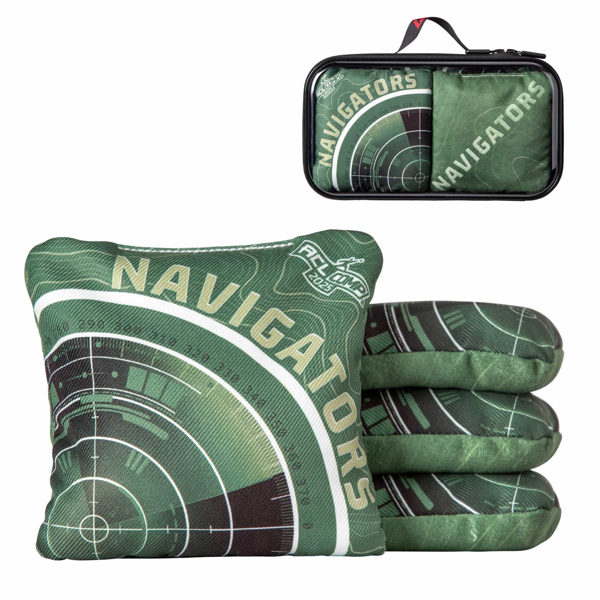 Acl® Comp Green Navigator Cornhole Bags