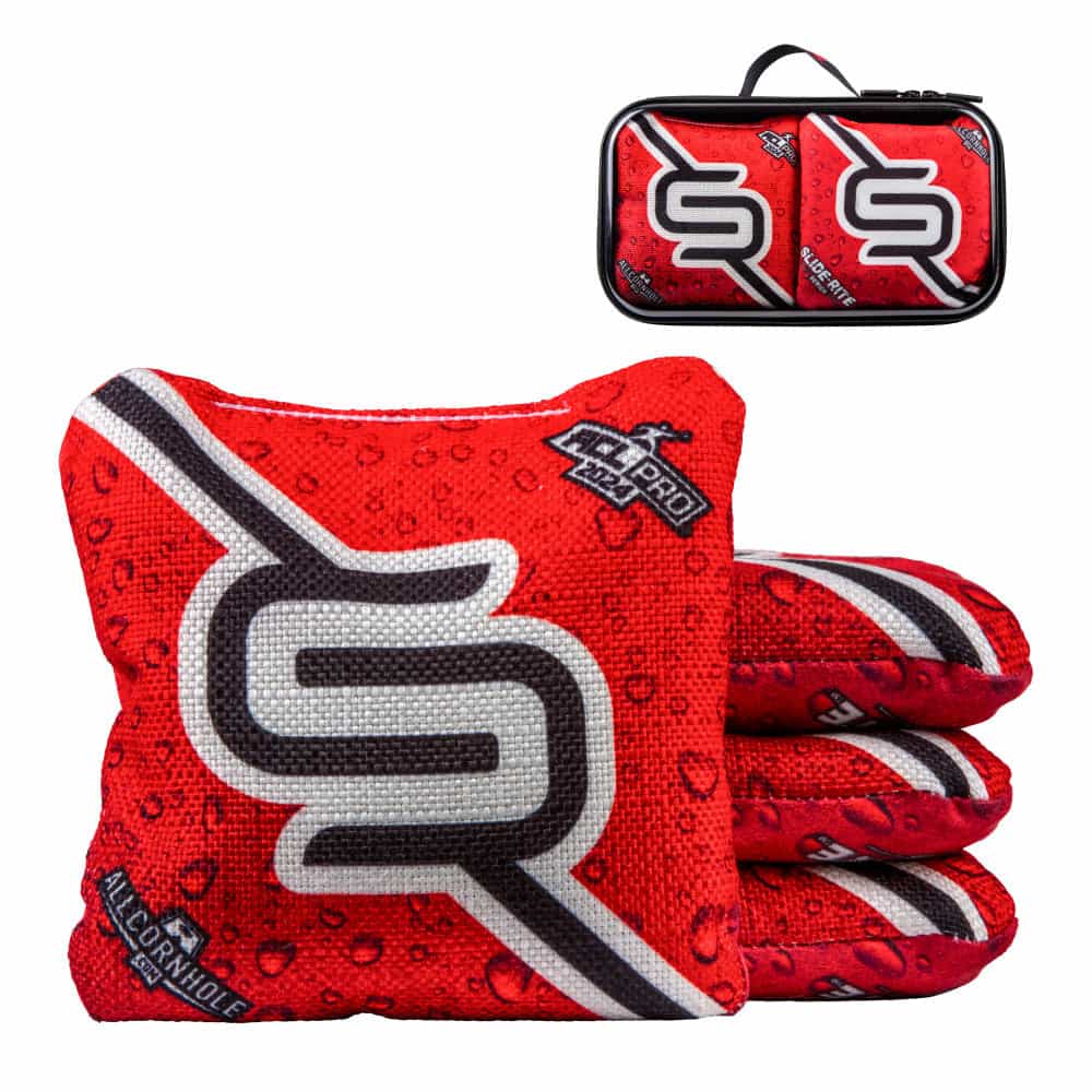 ACL® PRO Red Slide Rite Cornhole Bags