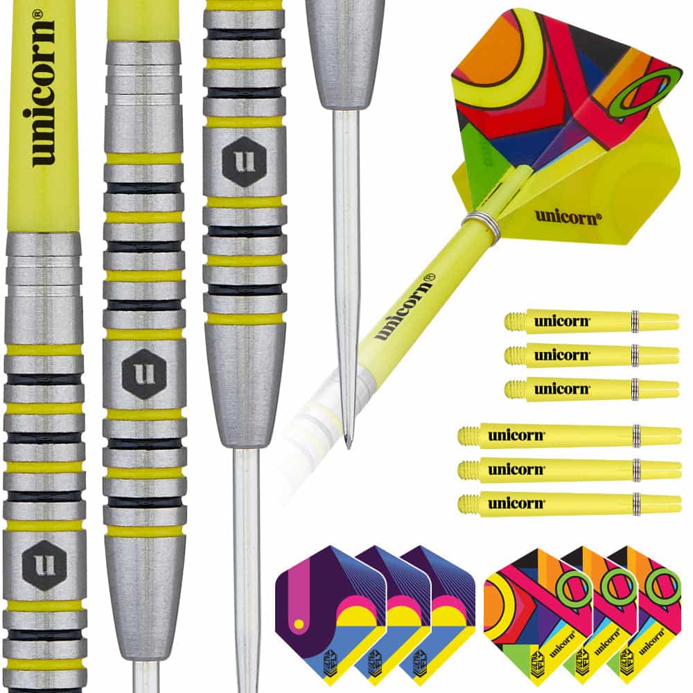 Unicorn Flair Steel Tip Dart Set 23G