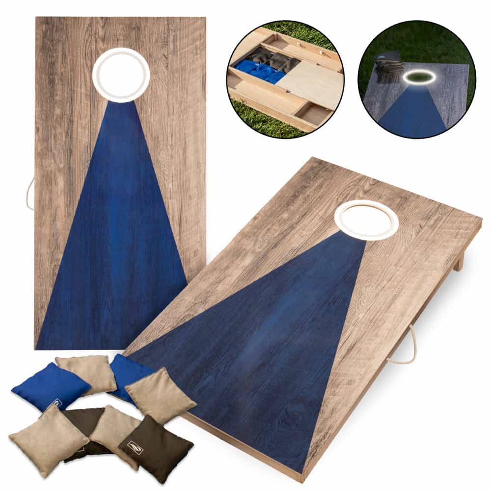 Triumph Led 2X4 All-Wood Cornhole Set