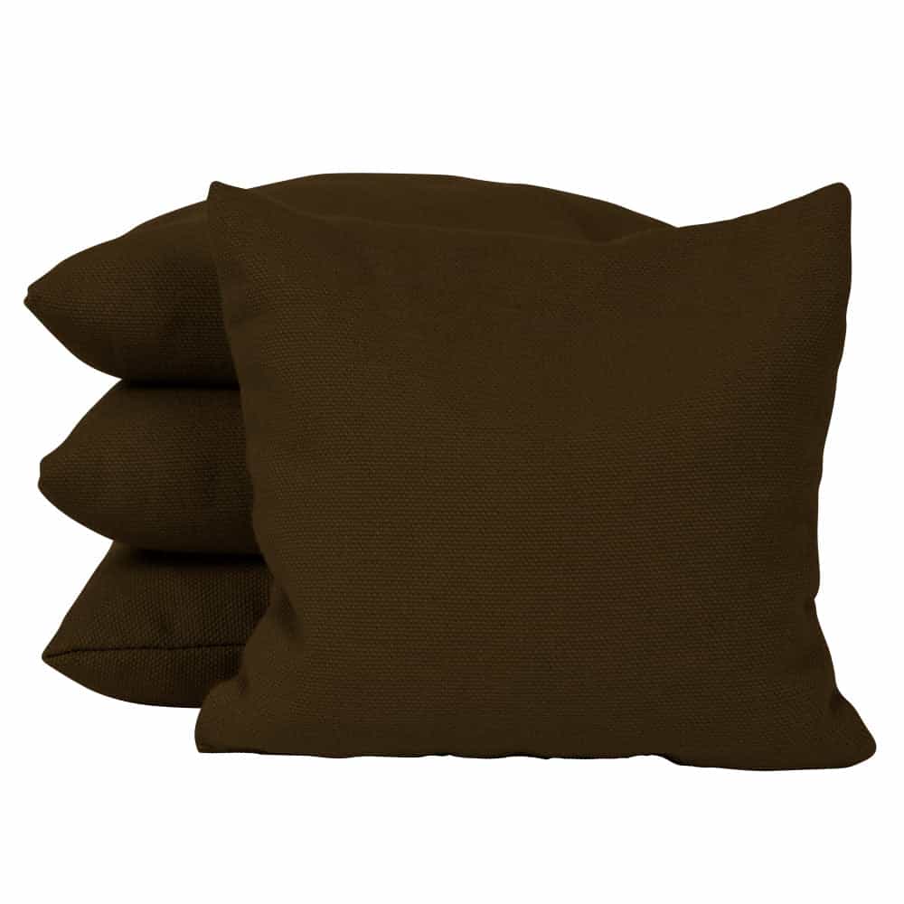 Brown Corn Filled Cornhole Bags