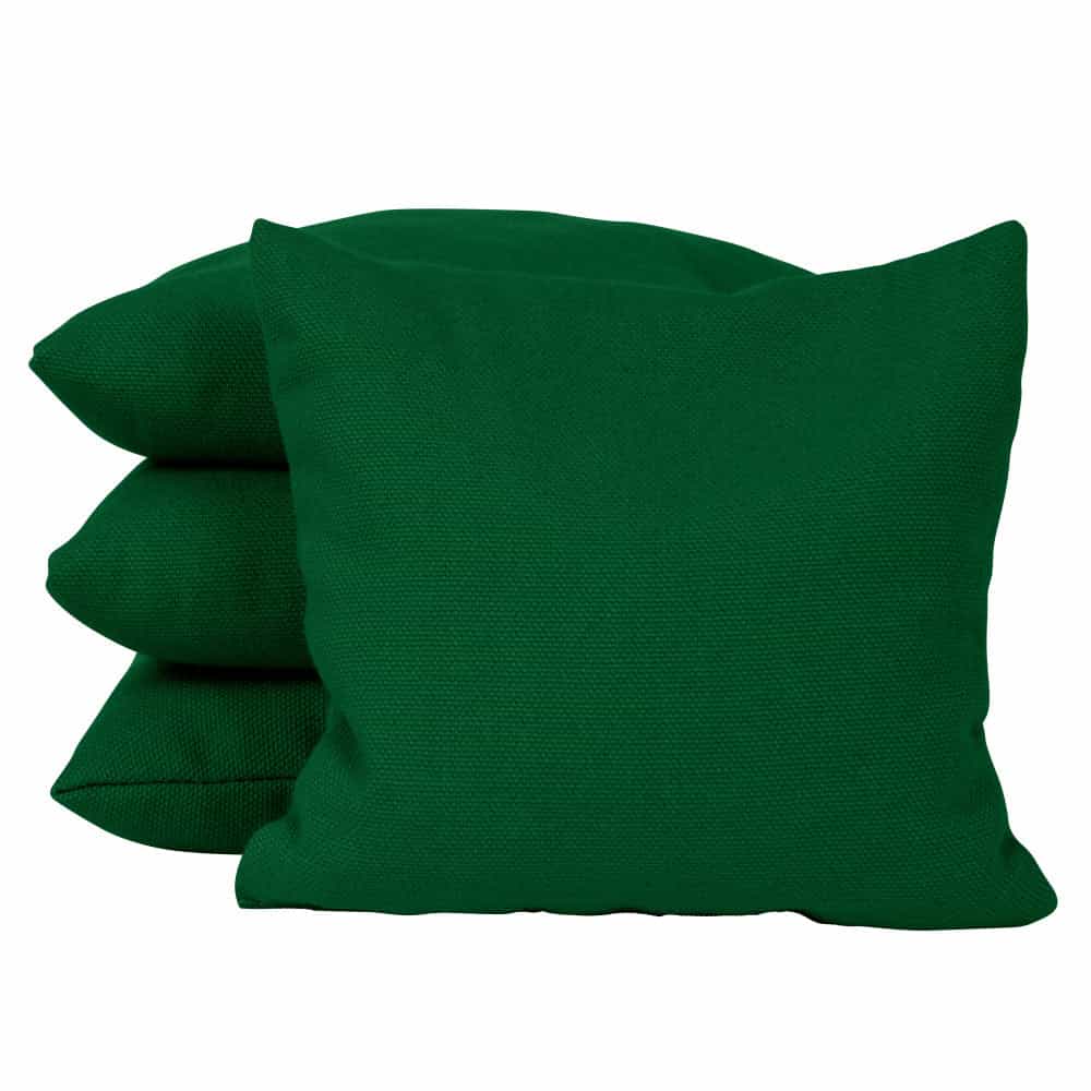 Hunter Green Corn Filled Cornhole Bags