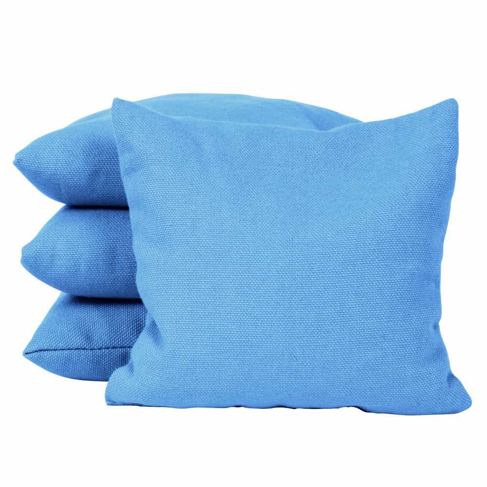 Light Blue Corn Filled Cornhole Bags