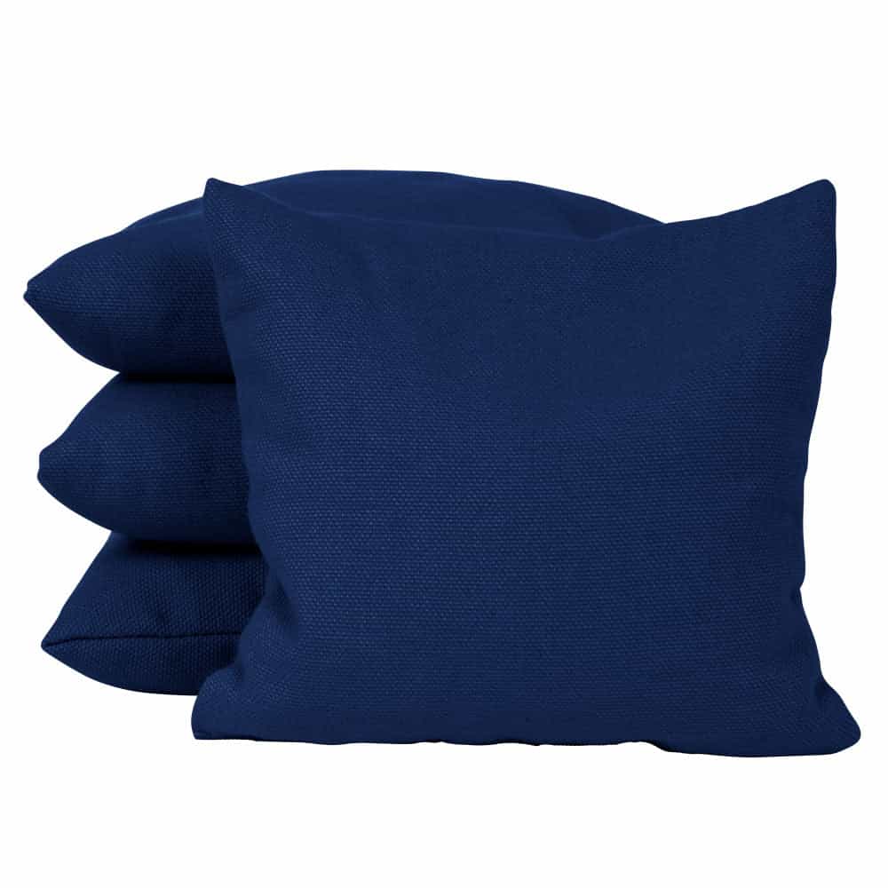 Navy Blue Corn Filled Cornhole Bags
