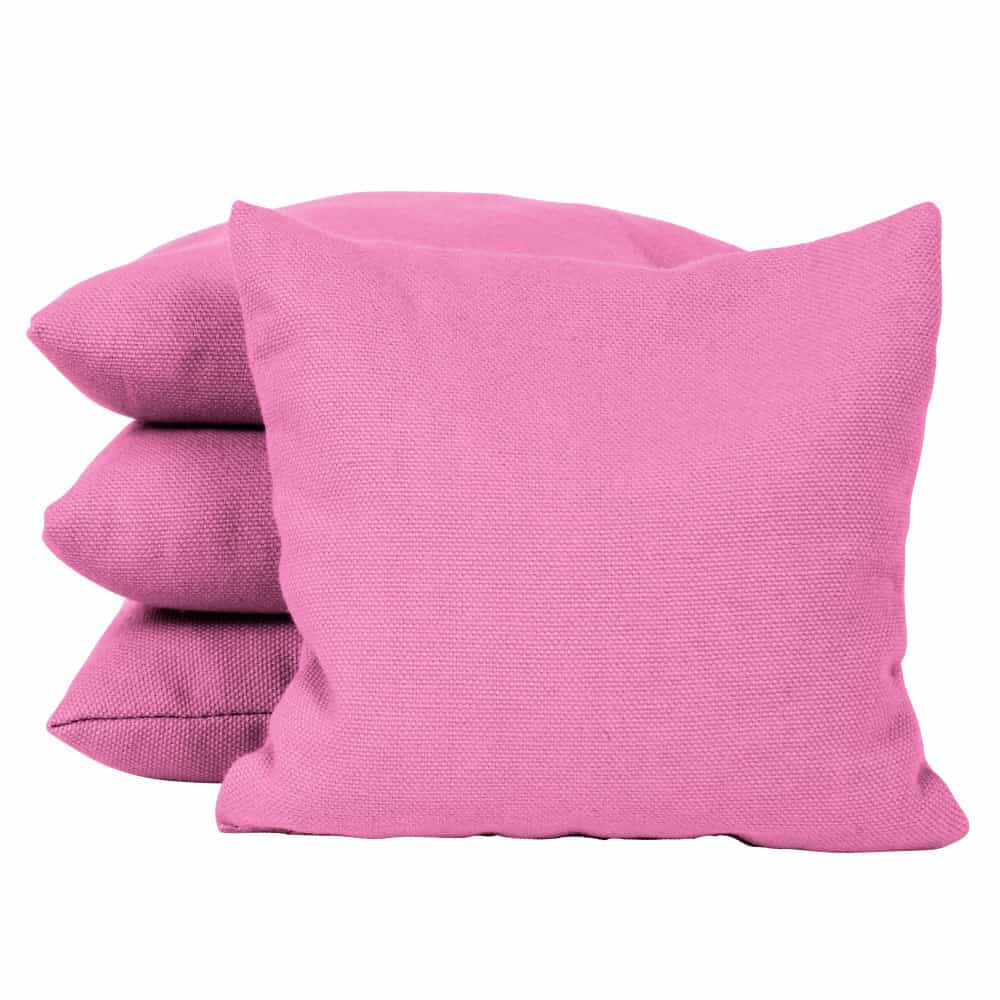 Pink Corn Filled Cornhole Bags