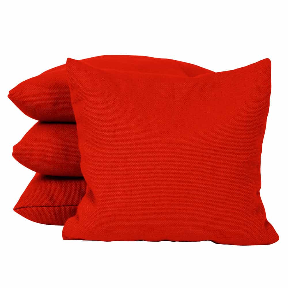 Red Corn Filled Cornhole Bags