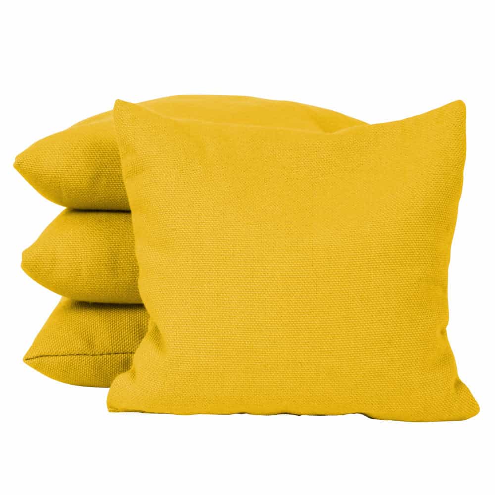 Yellow Corn Filled Cornhole Bags