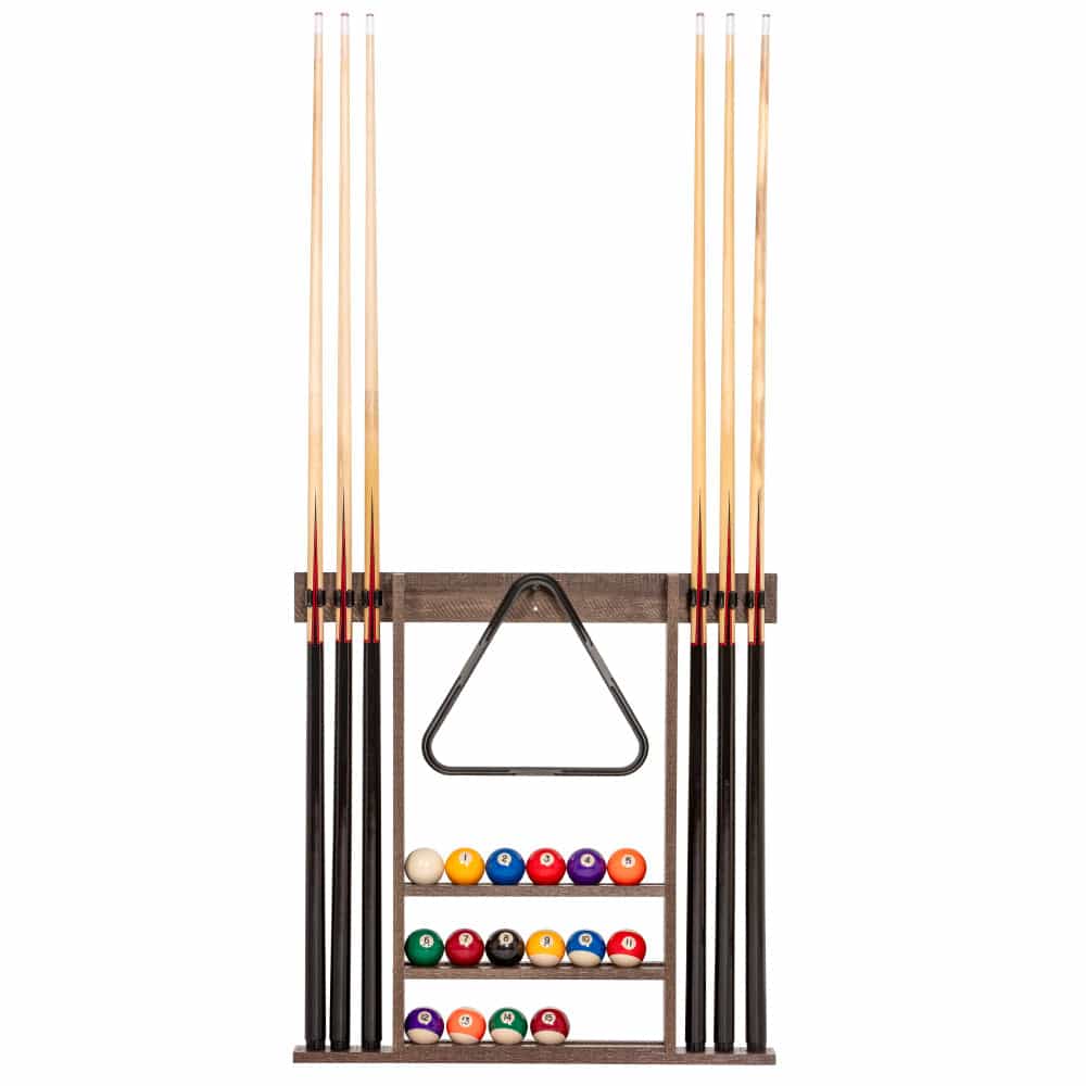 Wood Billiard Cue Rack