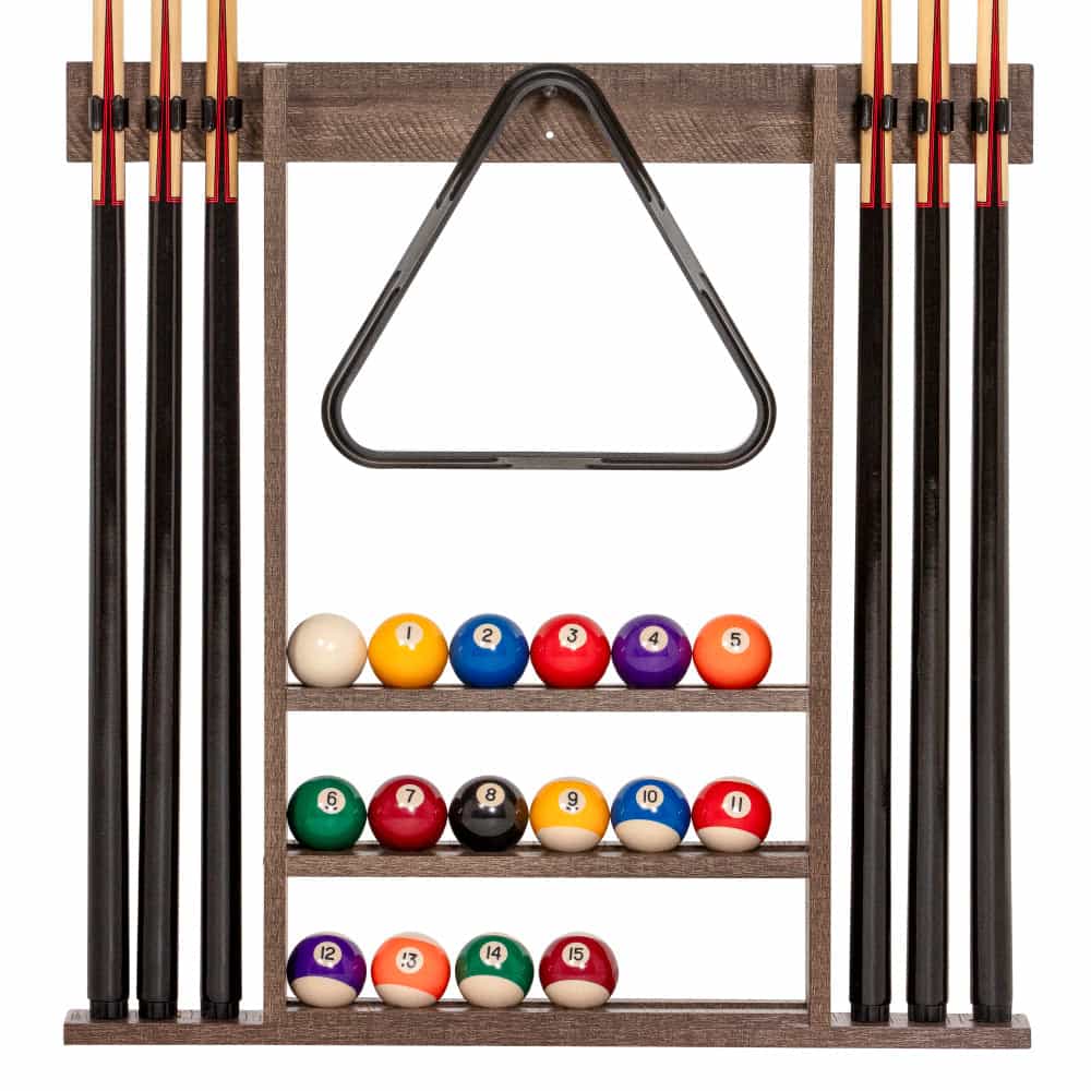 Wood Billiard Cue Rack