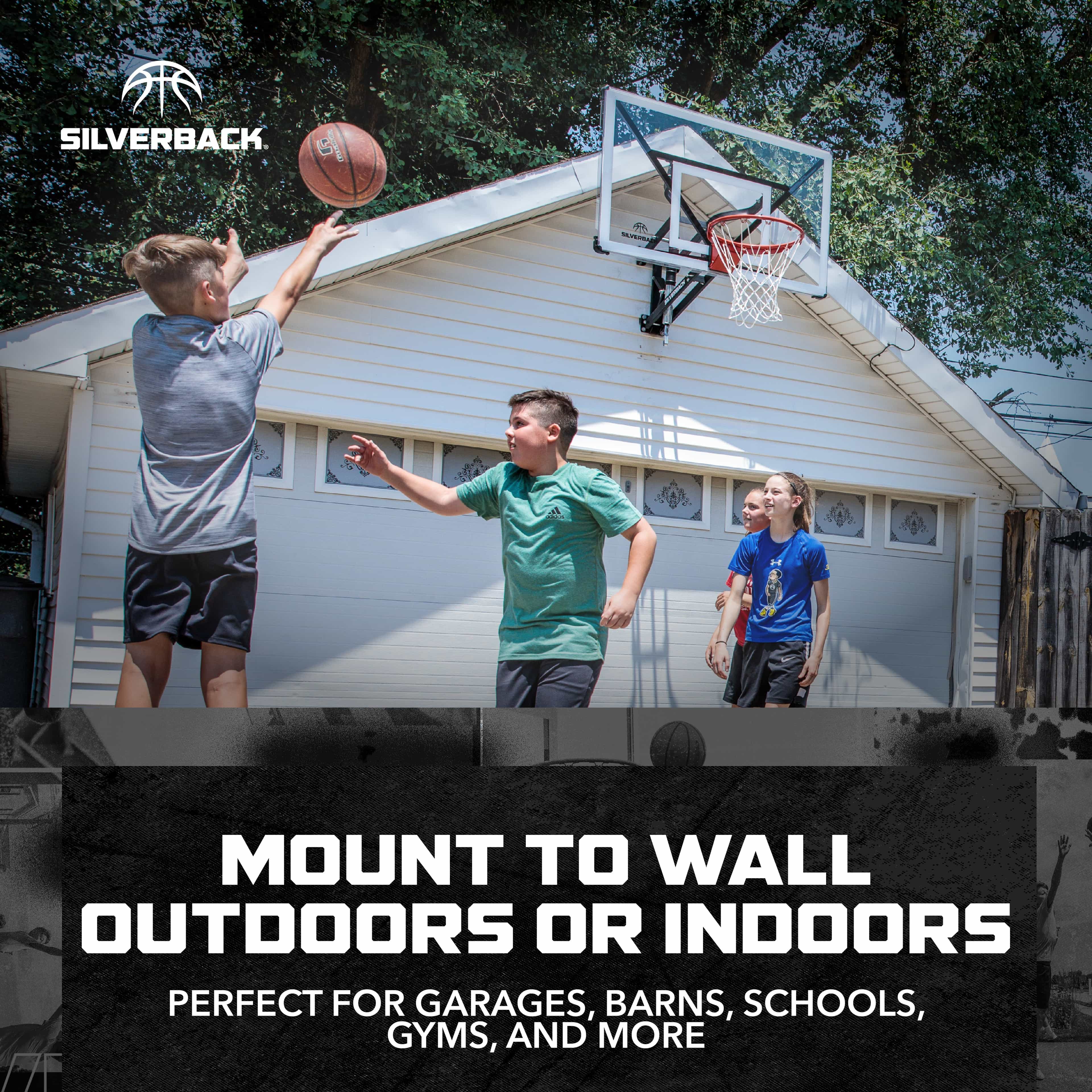 Nxt 54" Wall Mounted Basketball Hoop