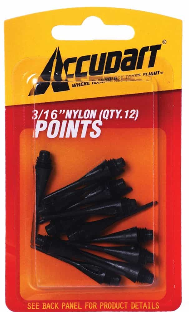 Accudart 3/16" Nylon Points (12Pk)