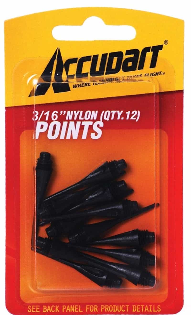 Accudart 3/16" Nylon Points (12Pk)
