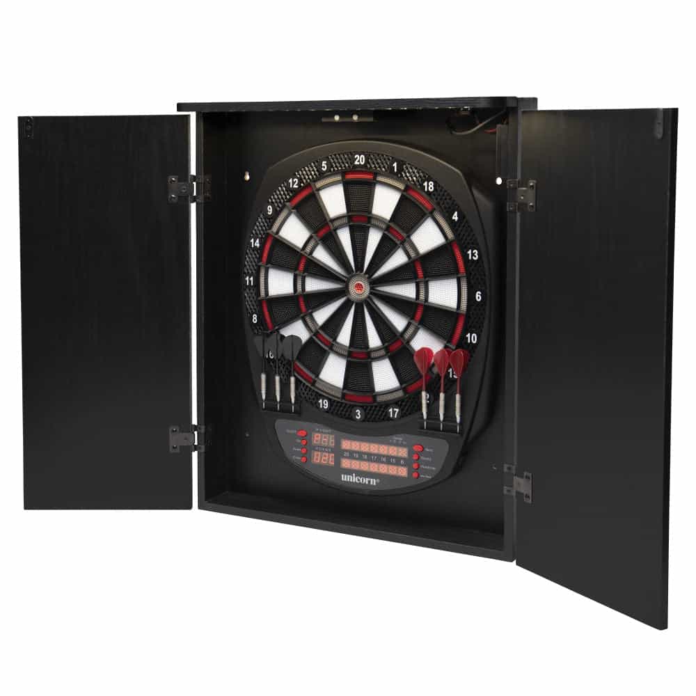 Unicorn Impact Led Electronic Dartboard Cabinet