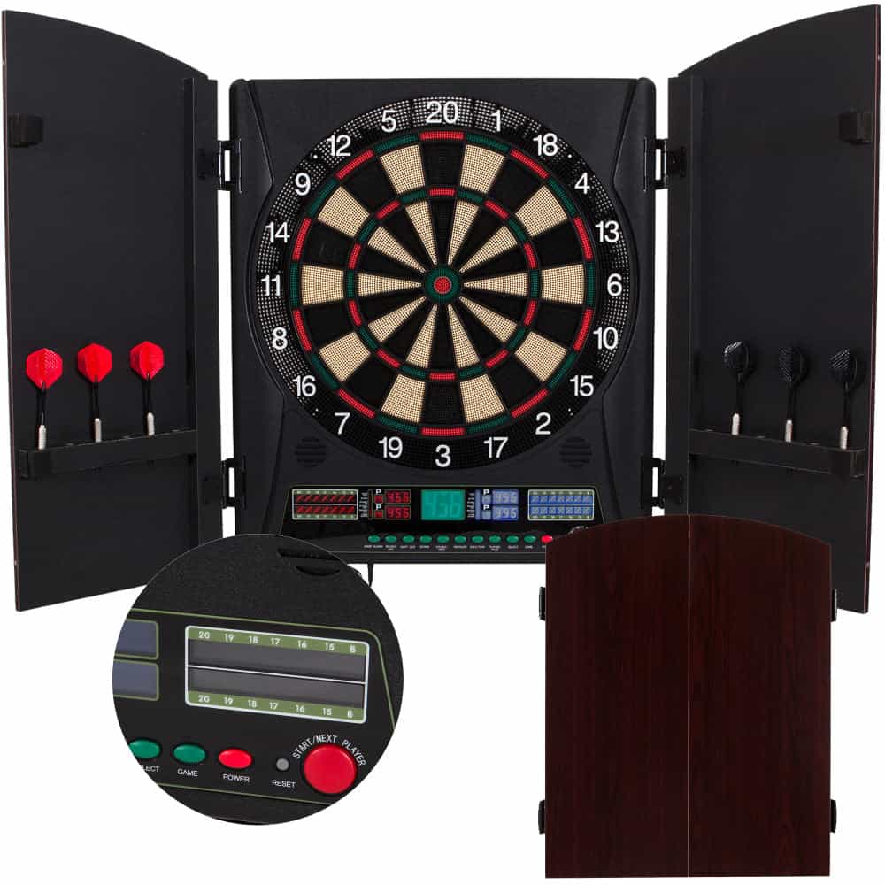 Maurader 5.0 Electronic Dartboard And Cabinet