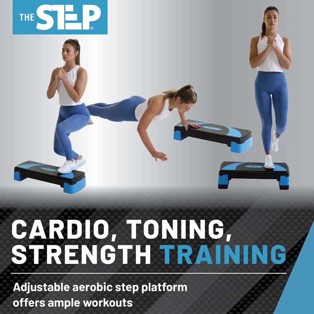 The Step - Adjustable 31" Circuit Step Platform For Cardio & Strength Training
