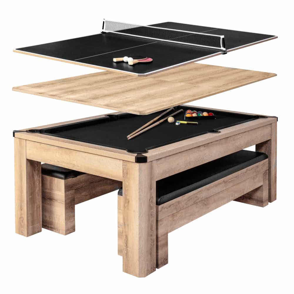 Hampton 7Ft 3-In-1 Combo Table