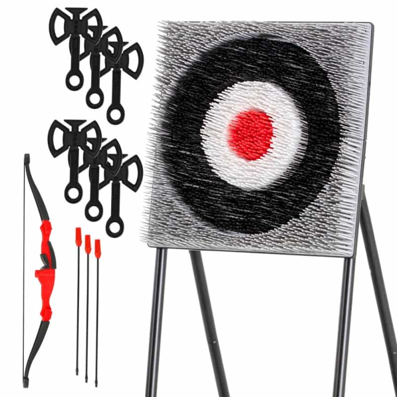 Atomic 2-In-1 Axe & Archery Game Set