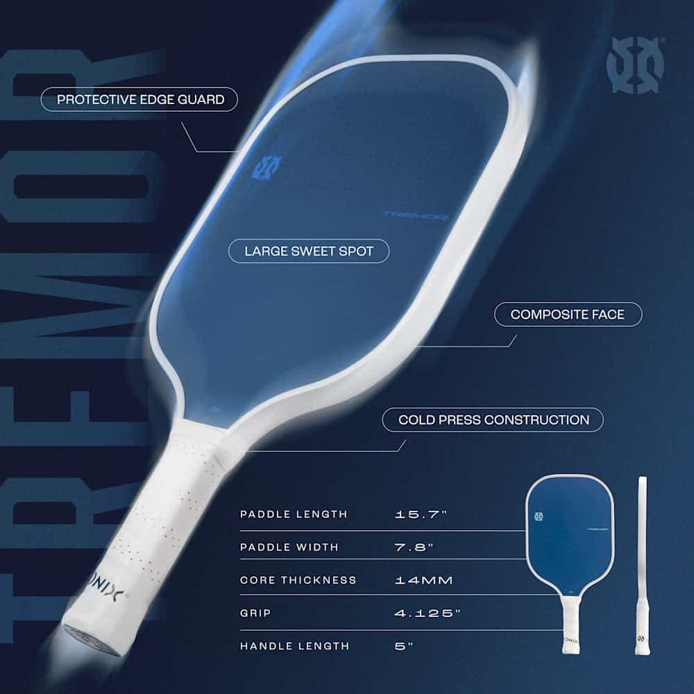 Tremor Pickleball Paddle - Blue