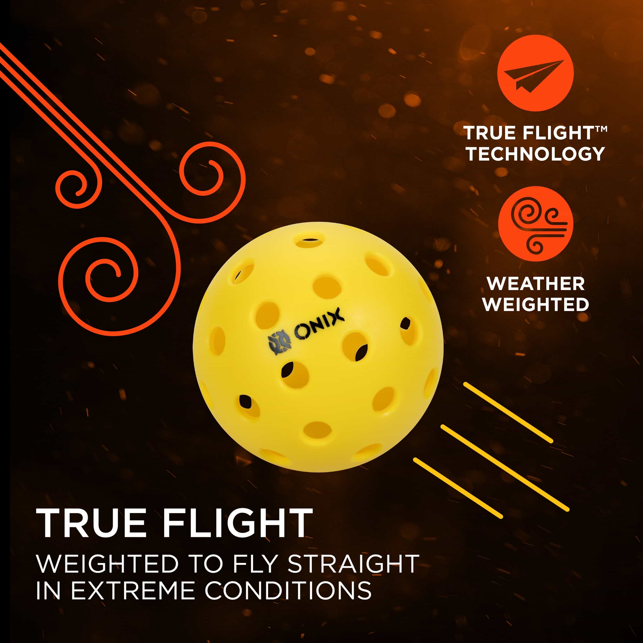 Pure 2 Outdoor Pickleball Balls - Yellow / 6