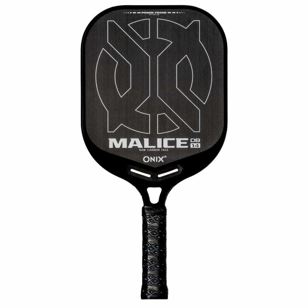 Malice Db Open Throat Raw Carbon Fiber Pickleball Paddle