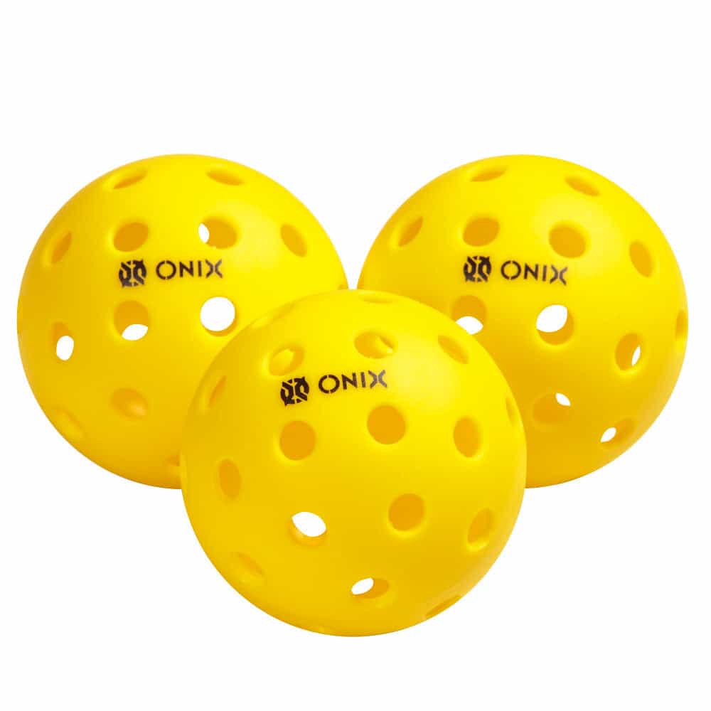 Recruit Pure Outdoor Pickleball Balls - Yellow