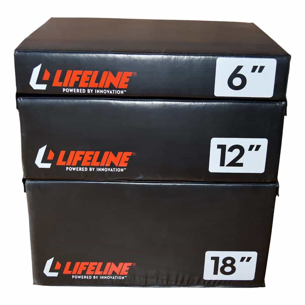Lifeline Fitness Foam Plyo Boxes - Multiple Sizes And Sets Available