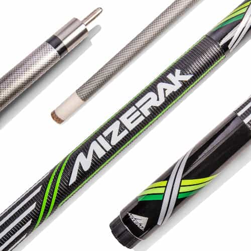 58" Premium Carbon Sport Grip Cue - Green
