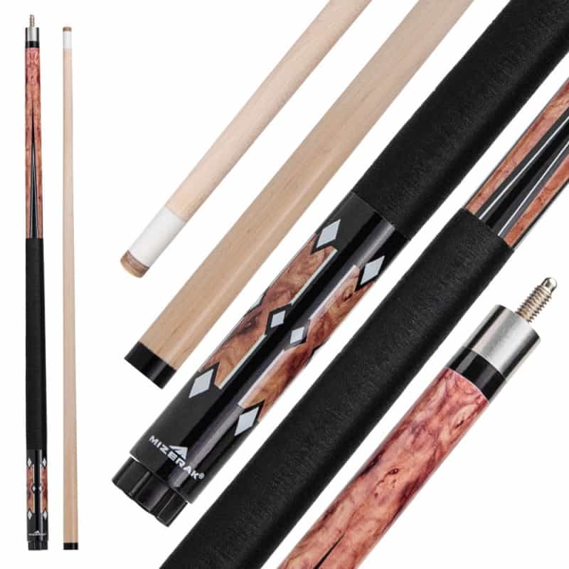 Mizerak 58” Two-Piece Hybrid Wood Cue
