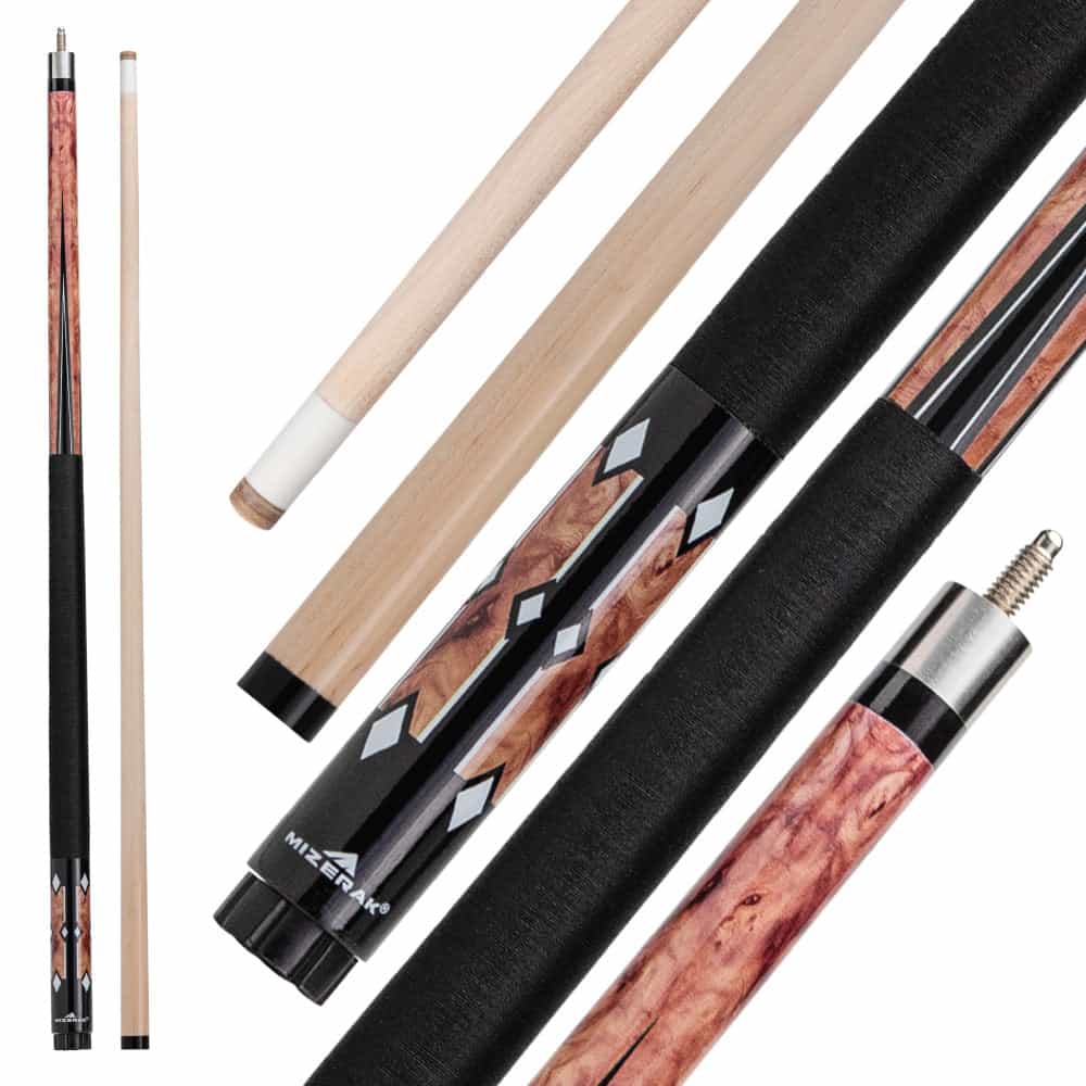 Mizerak 58” Two-Piece Hybrid Wood Cue