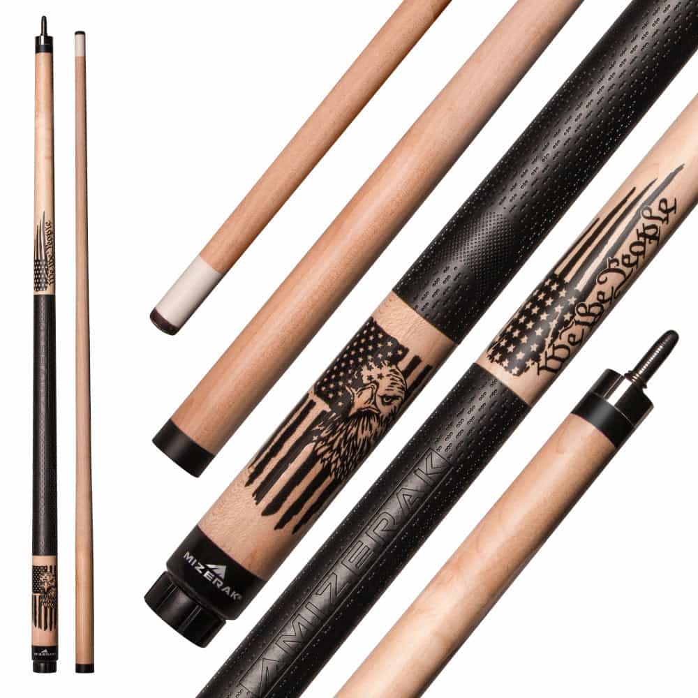 Mizerak 58" Two-Piece Canadian Maple Cue