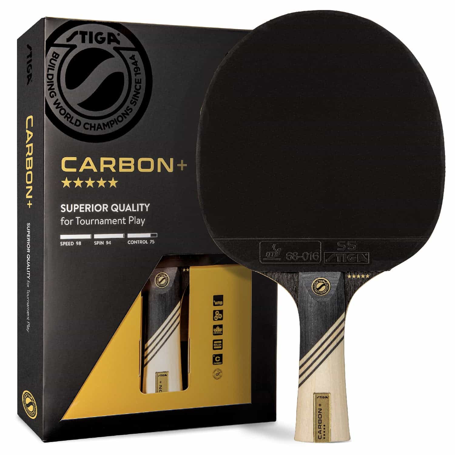 Carbon+ Table Tennis Racket