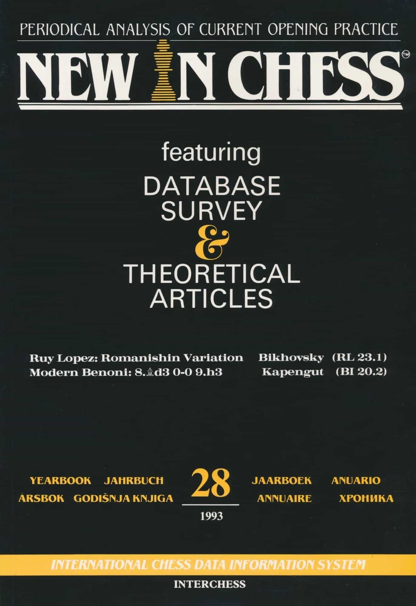 New in Chess Yearbook 28 Paperback Edition