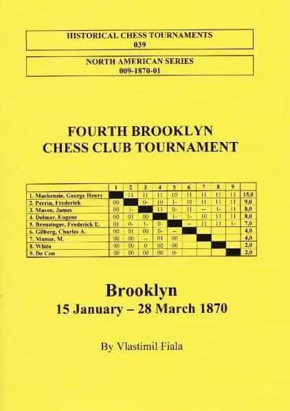 Fourth Brooklyn Chess Club Tournament, Brooklyn 1870
