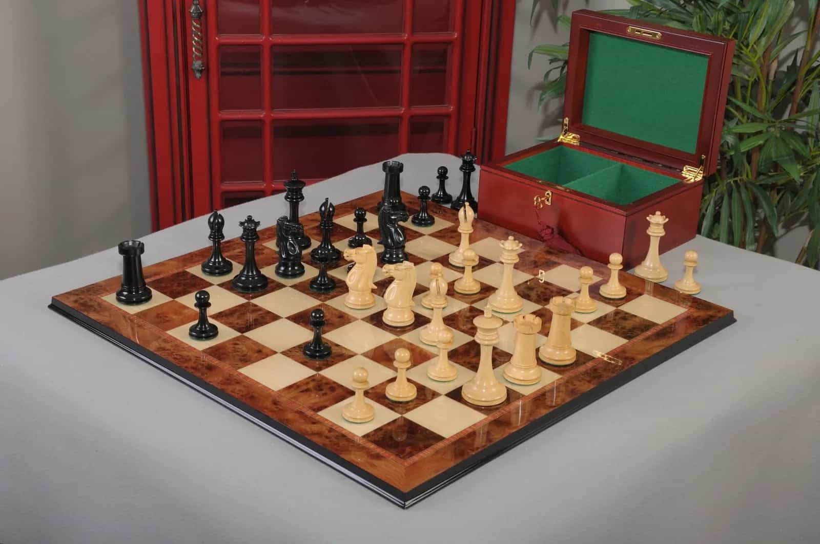 The B & Co. Series Chess Set, Board & Box Combination