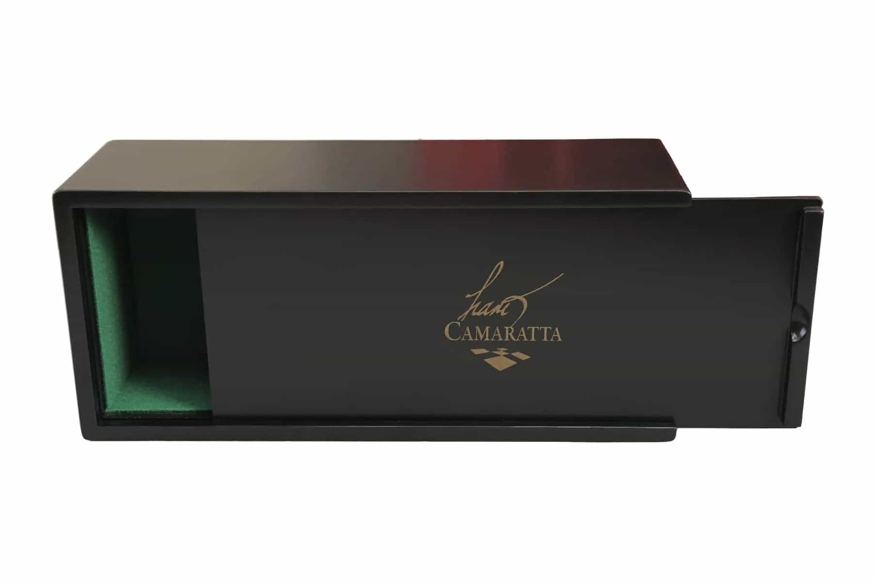 Frank Camaratta Signature Black Slide-Top Chess Box